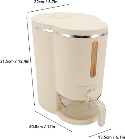 Rice Dispenser With Measuring Cup
