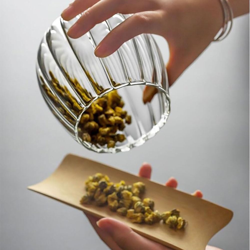 Golden Glass Ring Jar