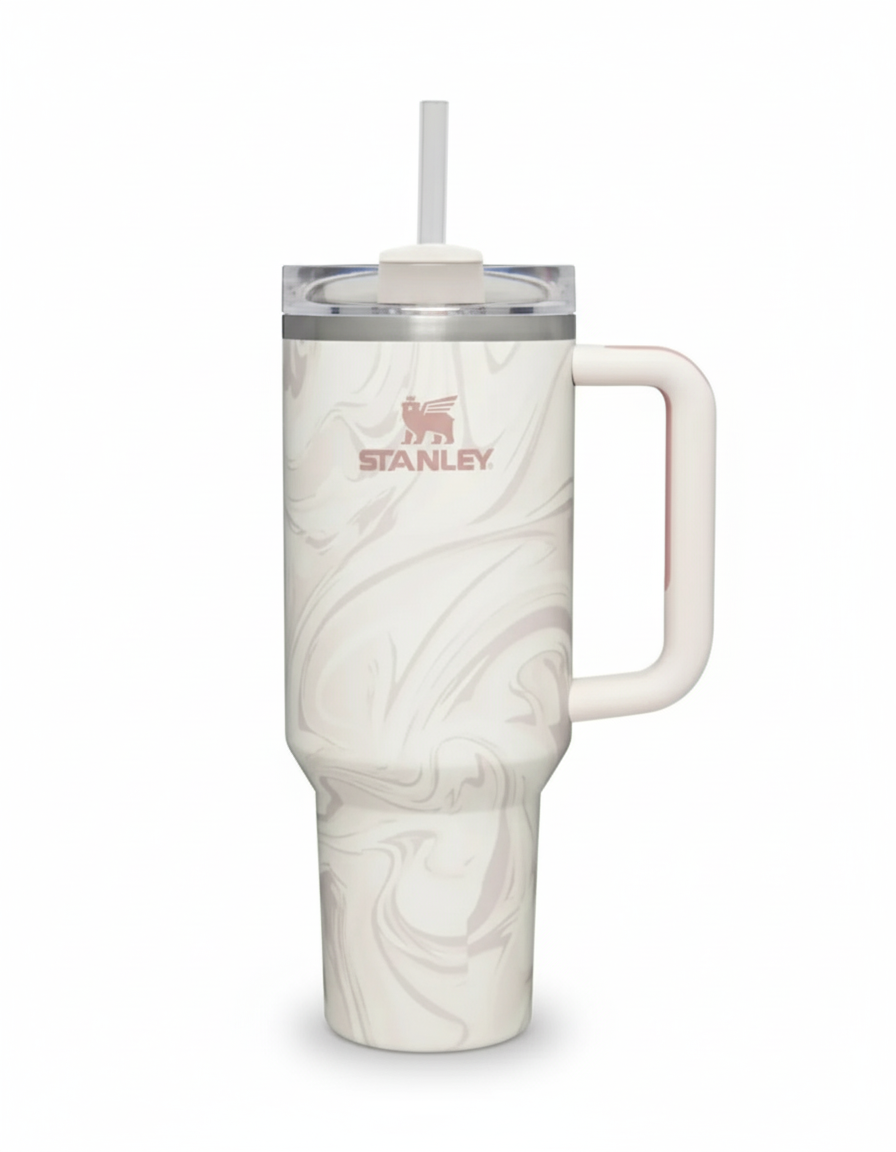 The Quencher H2.0 FlowState™ Tumbler | 40 OZ | Pink Swirl