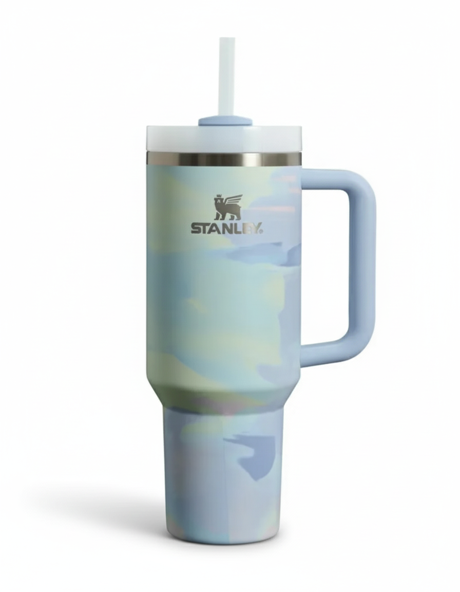 The Clean Slate Quencher H2.0 FlowState™ Tumbler | 40 OZ - Cool Serene