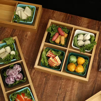 Bamboo Dry Fruit Serving Platter