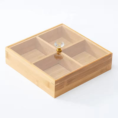 Bamboo Dry Fruit Serving Platter