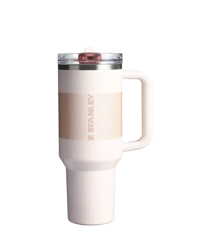 The Quencher ProTour Flip Straw Tumbler | 40 OZ - Rose Quartz Fade