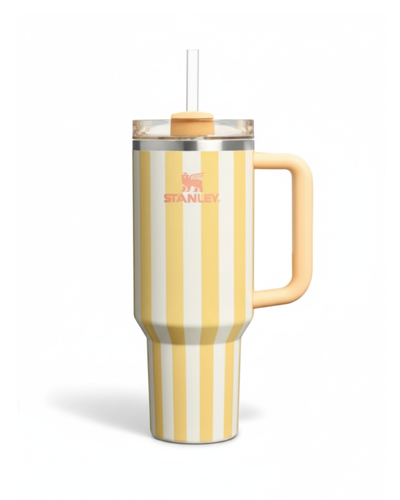 The Quencher H2.0 Flowstate™ Tumbler | 40 OZ - Butter Cabana Gloss