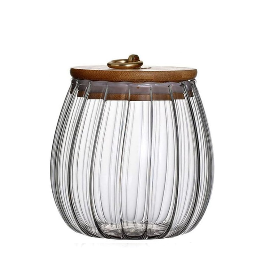 Golden Glass Ring Jar