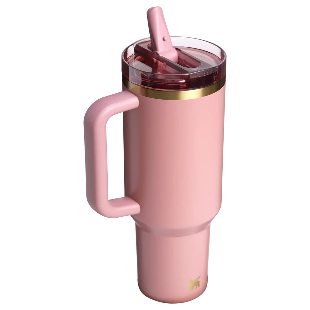 The Quencher ProTour Flip Straw Tumbler | 40 OZ - Antique Pink