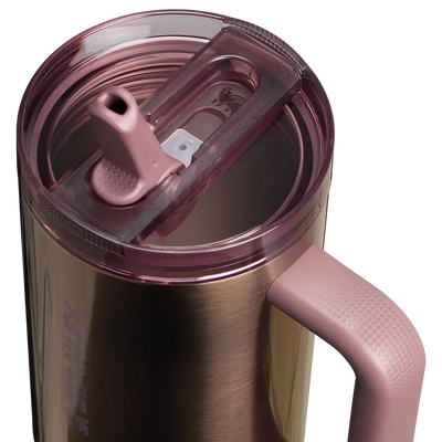 The Quencher ProTour Flip Straw Tumbler | 40 OZ - Polished Rose Gold
