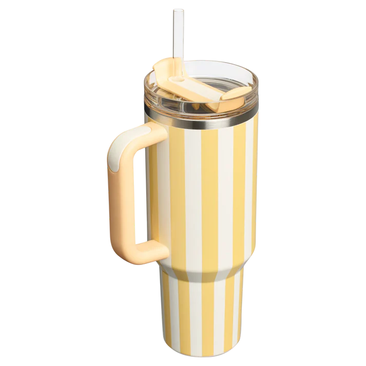 The Quencher H2.0 Flowstate™ Tumbler | 40 OZ - Butter Cabana Gloss
